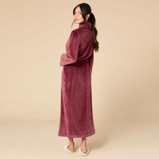 CHERRY COLA Serenity Shear Mink Wrap Robe