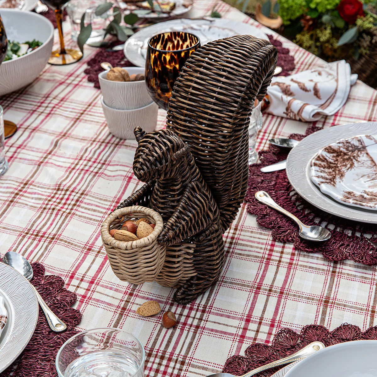 Juliska Devon Willow Squirrel Candle Holder