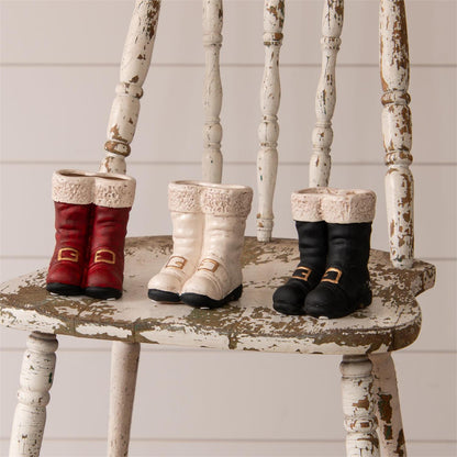 MINI Santa Boot Vase