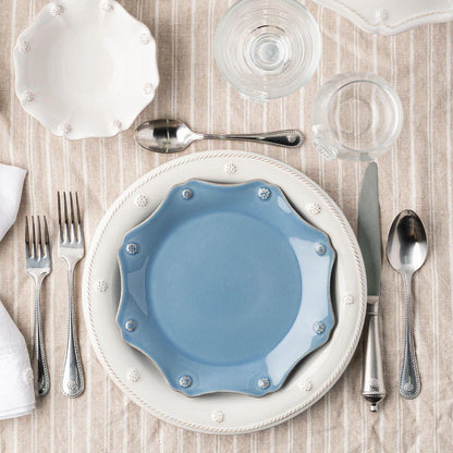 Juliska Berry & Thread Scalloped Chambray Dessert/Salad Plate