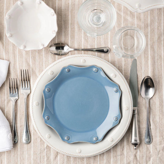 Juliska Berry & Thread Scalloped Chambray Dessert/Salad Plate