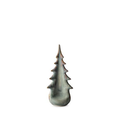 Simon Pearce Pottery Evergreen Tree, Moss