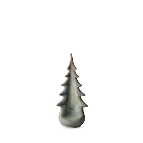 Simon Pearce Pottery Evergreen Tree, Moss
