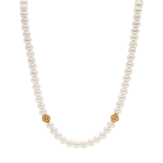 Berry Single Strand Necklace, 16" + 2" Pearl, Capucine de Wulf