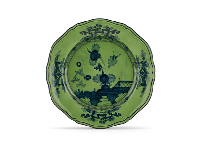 Oriente Italiano Malachite Flat Plate (Dinner Plate), Ginori 1735
