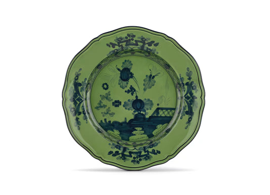 Oriente Italiano Malachite Round Platter | Ginori 1735
