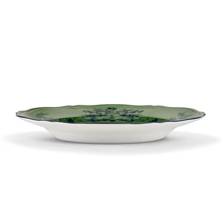 Oriente Italiano Malachite Round Platter, Ginori 1735