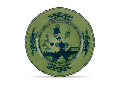 Oriente Italiano Malachite Charger Plate, Ginori 1735