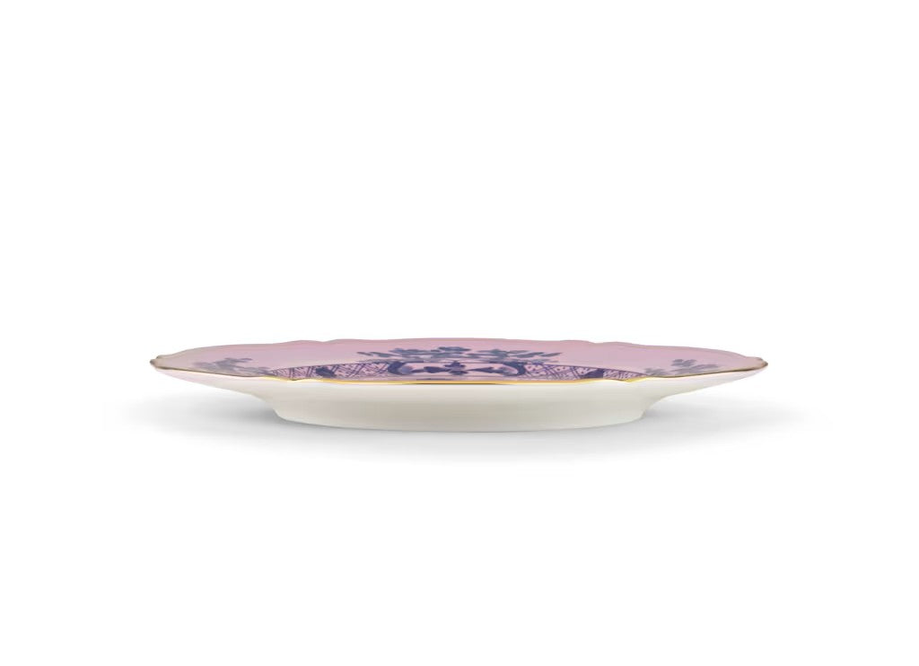 Oriente Italiano Azalea Charger Plate, Ginori 1735
