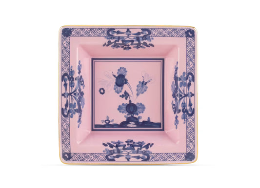 Oriente Italiano Azalea Square Change Tray | Ginori 1735