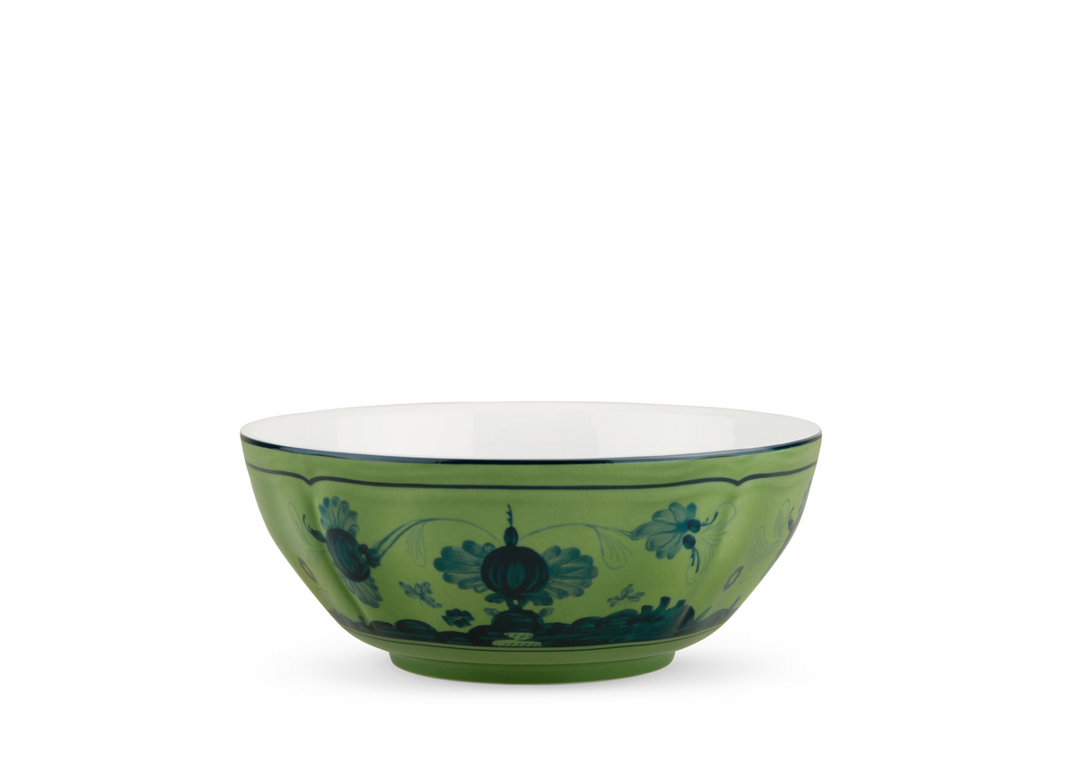 Oriente Italiano Malachite Bowl, Ginori 1735