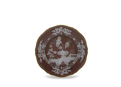 Oriente Italiano Castagna Flat Plate (Dinner Plate), Ginori 1735