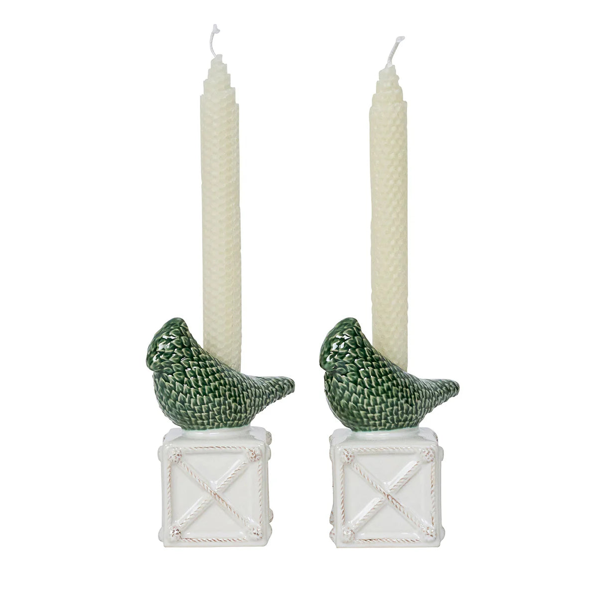 Juliska Berry & Thread Bird Topiary Candlestick (Set of 2)