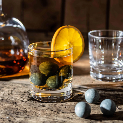 Simon Pearce Whiskey Stones, Set of 8