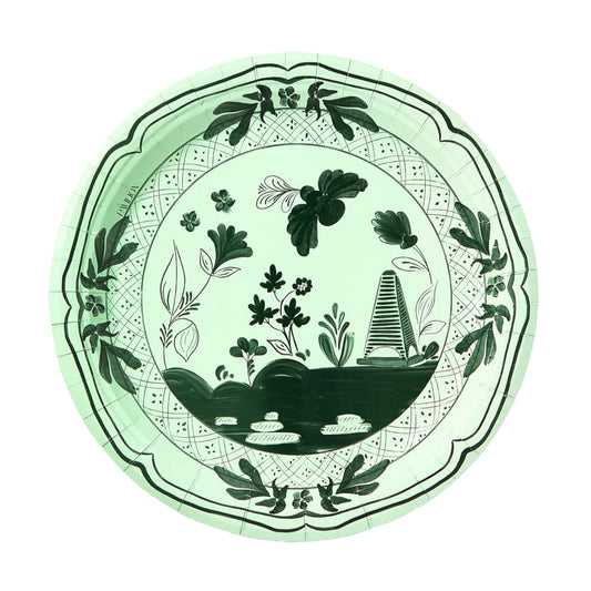 Beachside Pavilion Salad and Dessert Plates in Mint & Forest (Pack of 8)