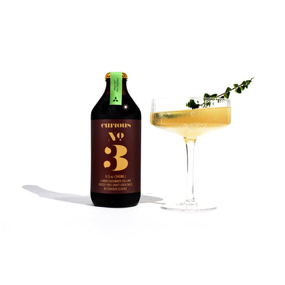 No. 3 Lemon Cucumber Collins Non-Alcoholic Cocktail