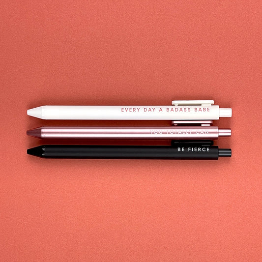 Be Bold Gel Pen Set of 3