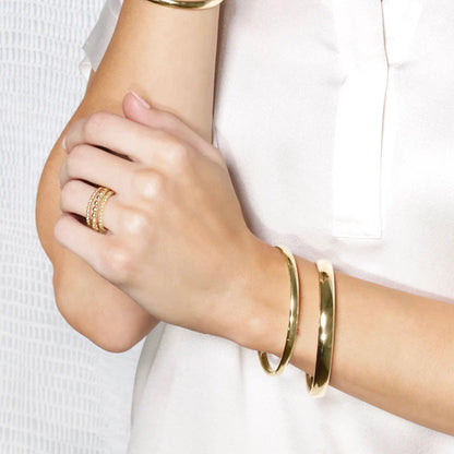 enewton MEDIUM Cherish Gold Bangle Bracelet