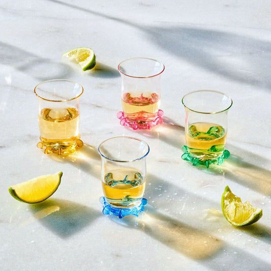 Juliska Harriet Shot Glasses (Assort. Set of 4)