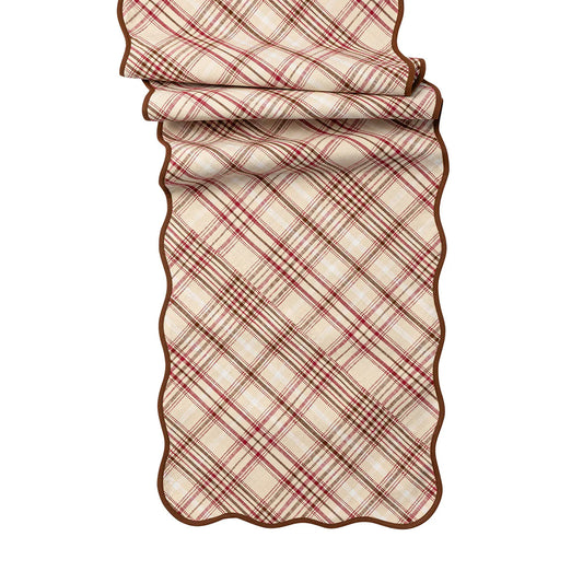 Juliska Harvest Tartan Table Runner