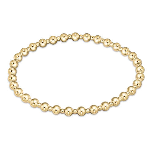 enewton Classic Grateful Gold 4mm Bead Bracelet