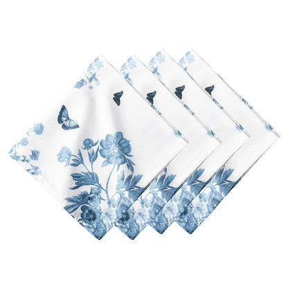 Juliska Field of Flowers Napkin in Chambray, Set of 4