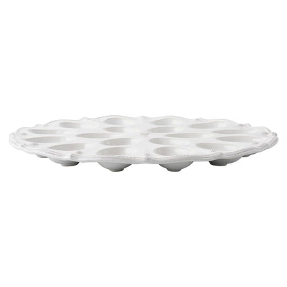Juliska Berry & Thread Whitewash Deviled Egg Platter