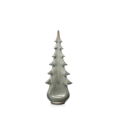 Simon Pearce Pottery Evergreen Tree, Moss