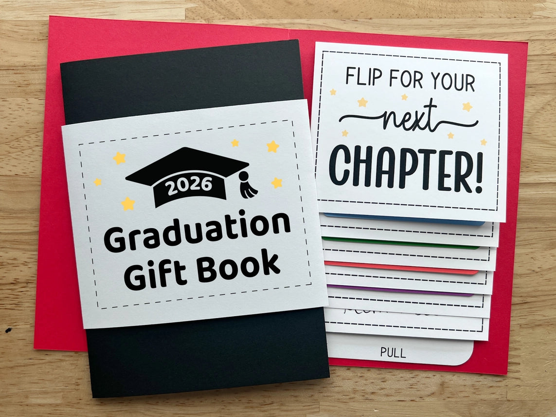 Graduation Waterfall Gift Card Holder