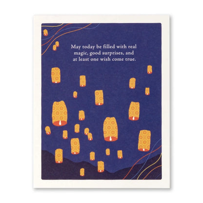"May Today be Filled with Real Magic..." Birthday Card