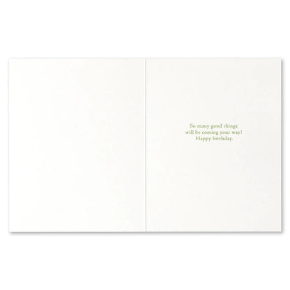"You're Here and It's Now..." Birthday Card