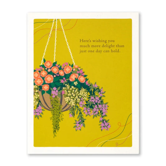 "Here's Wishing You Much More..." Birthday Card