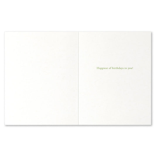 "Here's Wishing You Much More..." Birthday Card