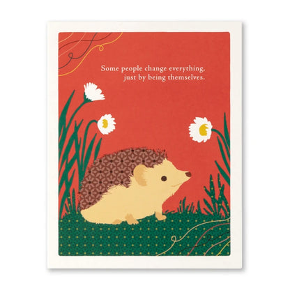 "Some People Change Everything..." Thank You Card