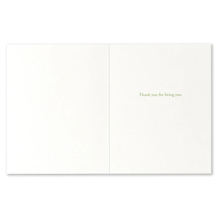 "Hearts Like Yours Are Not Common..." Thank You Card