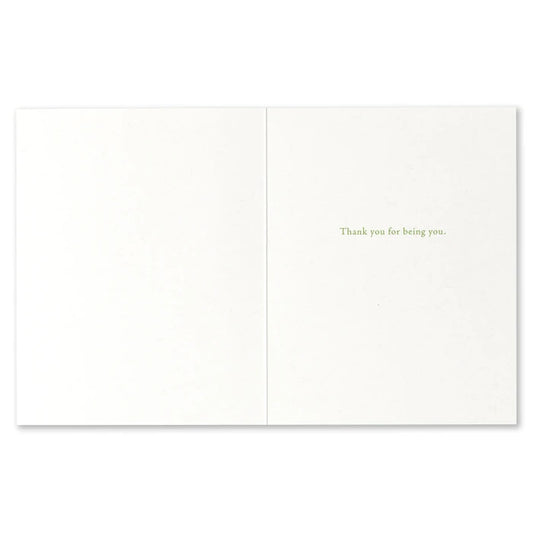 "Hearts Like Yours Are Not Common..." Thank You Card