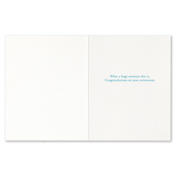"This is Your Time, Your World..." Retirement Card