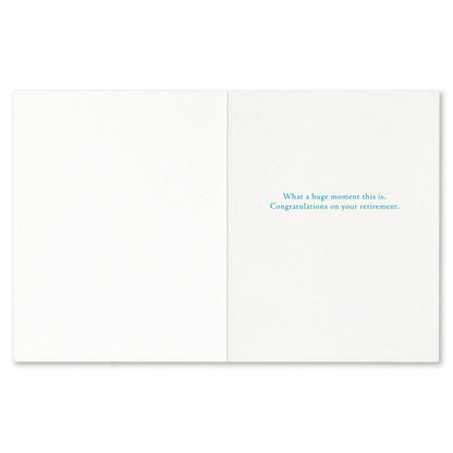 "This is Your Time, Your World..." Retirement Card