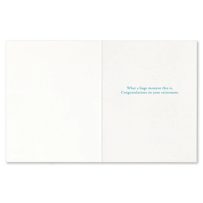 "This is Your Time, Your World..." Retirement Card