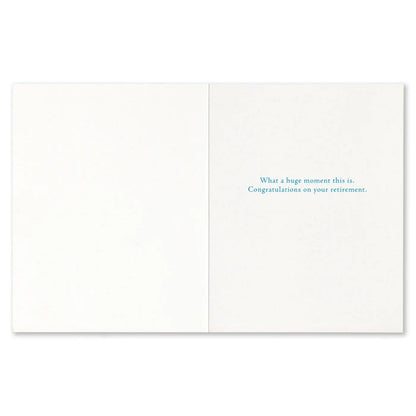 "This is Your Time, Your World..." Retirement Card
