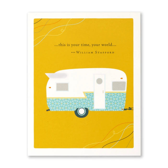 "This is Your Time, Your World..." Retirement Card