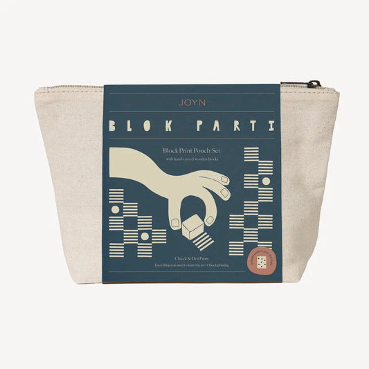 Check & Dot Pouch Block Printing Kit