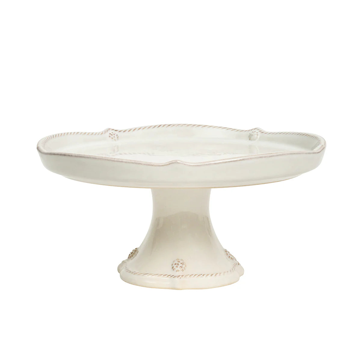 Juliska Berry & Thread Petite Cake Stand in Whitewash