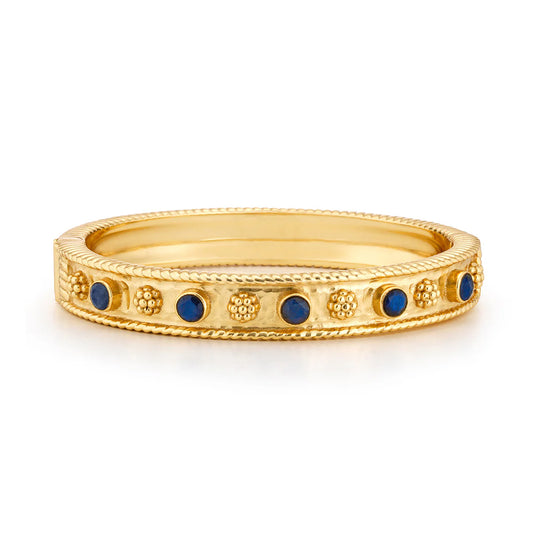 Berry Gem Classic Hinged Bangle in Blue Labradorite, Capucine de Wulf