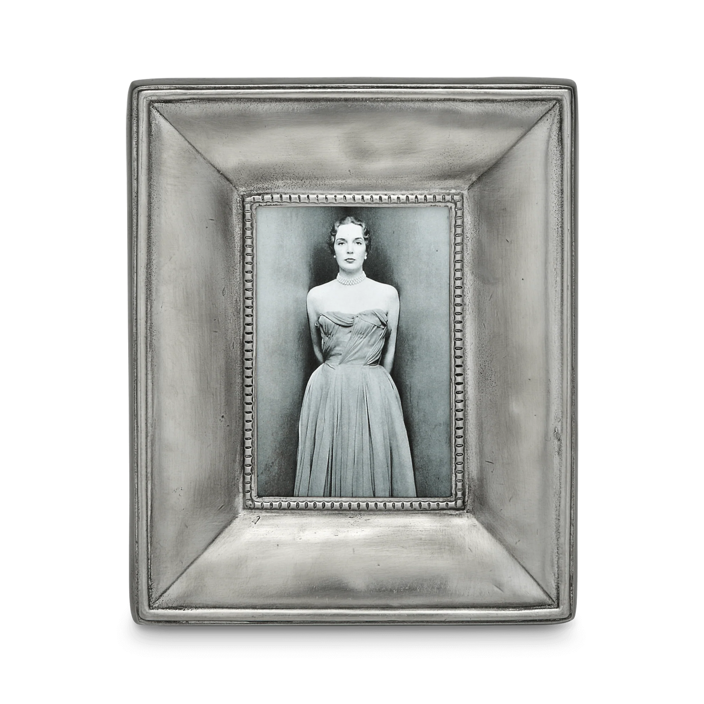 Como Rectangle Frame | MATCH Pewter