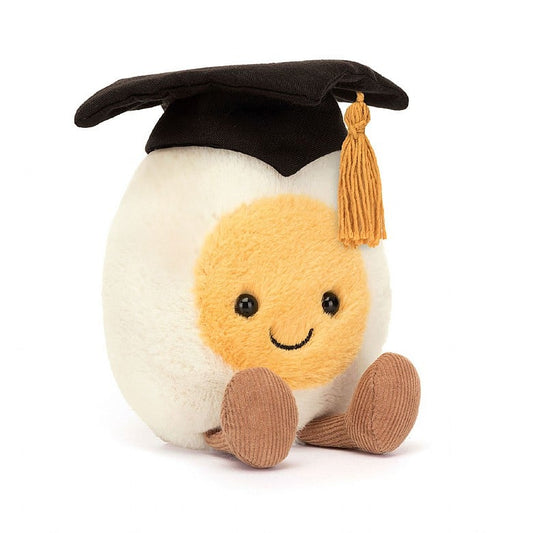Amuseable Boiled Egg Graduation, Jellycat