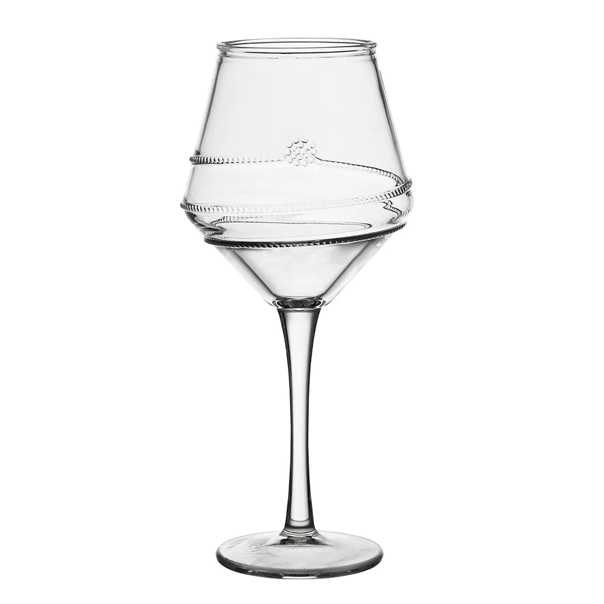 Juliska Amalia Clear Acrylic Wine Glass