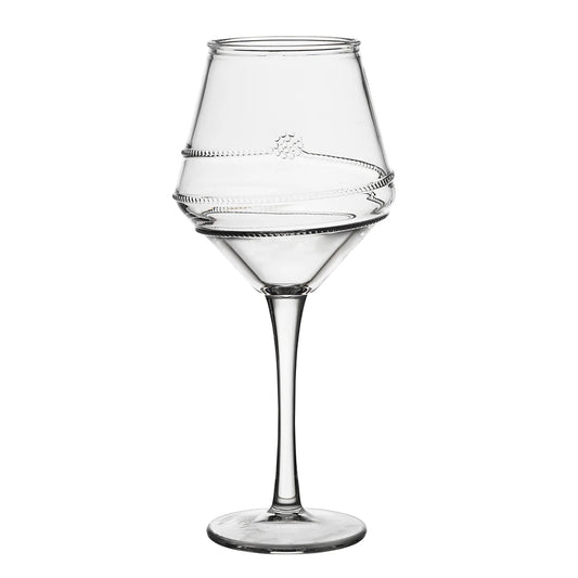 Juliska Amalia Clear Acrylic Wine Glass