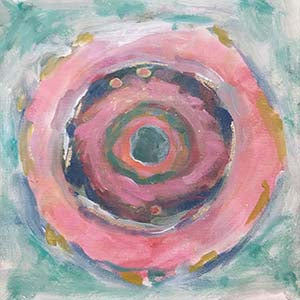 "Mandala Larra" Painting