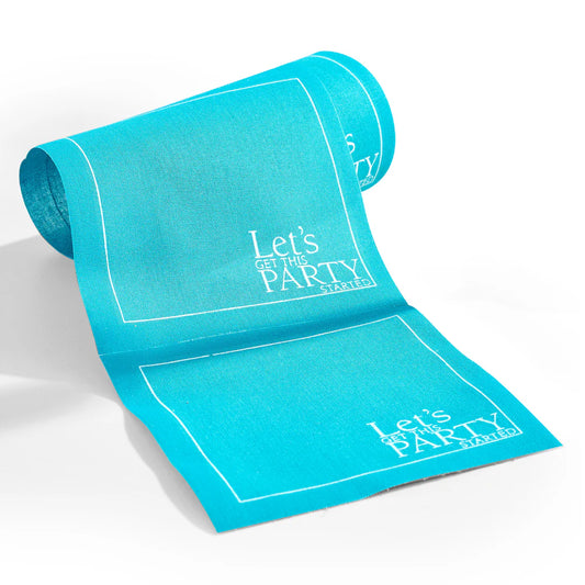 The Real Teal Cocktail Napkin Roll